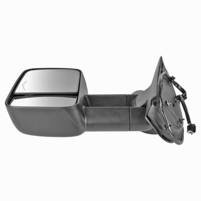 Automotive LED In Glass Black Pair Set Paragon Telescopic Towing Mirrors Chevy Silveradogmc Sierra Silveradosierra Powered Heated Smoke Turn Signals