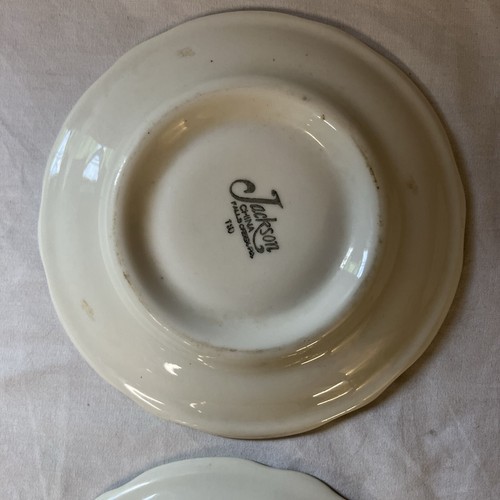 De Colección Jackson China Restaurant Ware 3 Platillos 1 Rollo Plato Púrpura Desvanecimiento ¡Envío Gratis! - Imagen 8 de 11