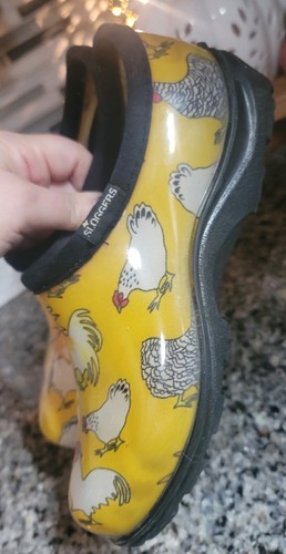 Sloggers Chicken Yellow Waterproof Shoes for Women Size 6 - Picture 8 of 8