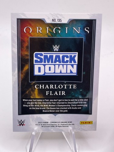 2023 WWE Chronicles - Panini - Blue - /99 - # 135 Charlotte Flair - Picture 2 of 2
