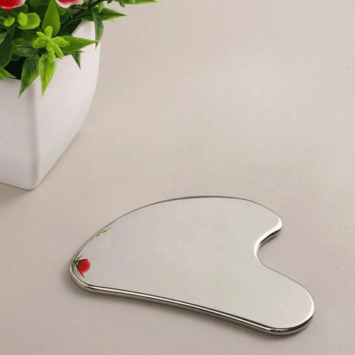 Gua Sha Tool Stainless Steel Heart-Shaped Massage for Face & Body Skincare - Picture 9 of 12