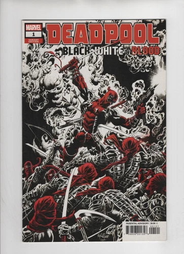 Deadpool: Black, White and Blood Issue #1 Comic Book. Variant Cover. Marvel 2021
