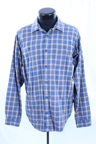 Camisa Leñador Patagonia M Botones Delantero Cazador Hipster Franela Aire Libre Senderismo M - Imagen 10 de 12