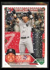 2023 Topps Holiday #H163 Oswaldo Cabrera Rookie Card (RC)
