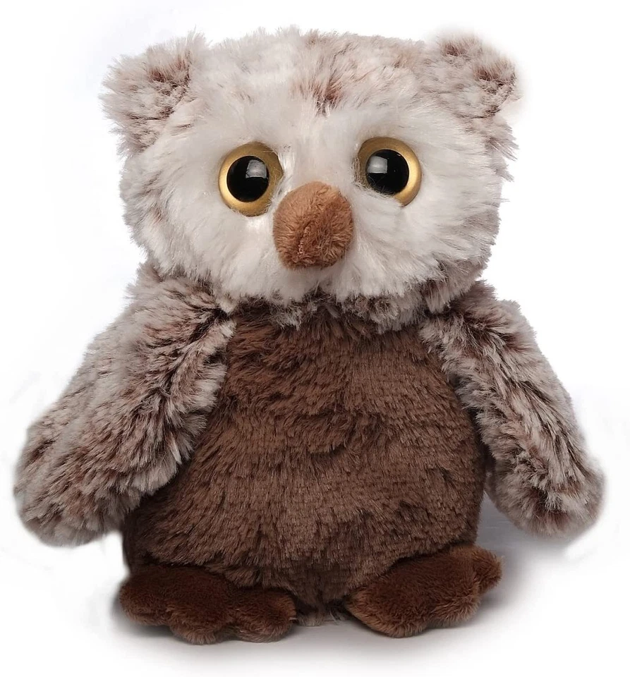 INWARE Stofftier Eule, ca. 17 cm Kuscheltier Plüschtier Schmusetier