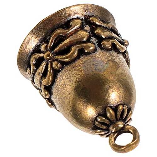 DIY Brass Jewelry Accessories Retro Style Chime Pendant Pure Copper Bell Bell - 第 7/12 張圖片