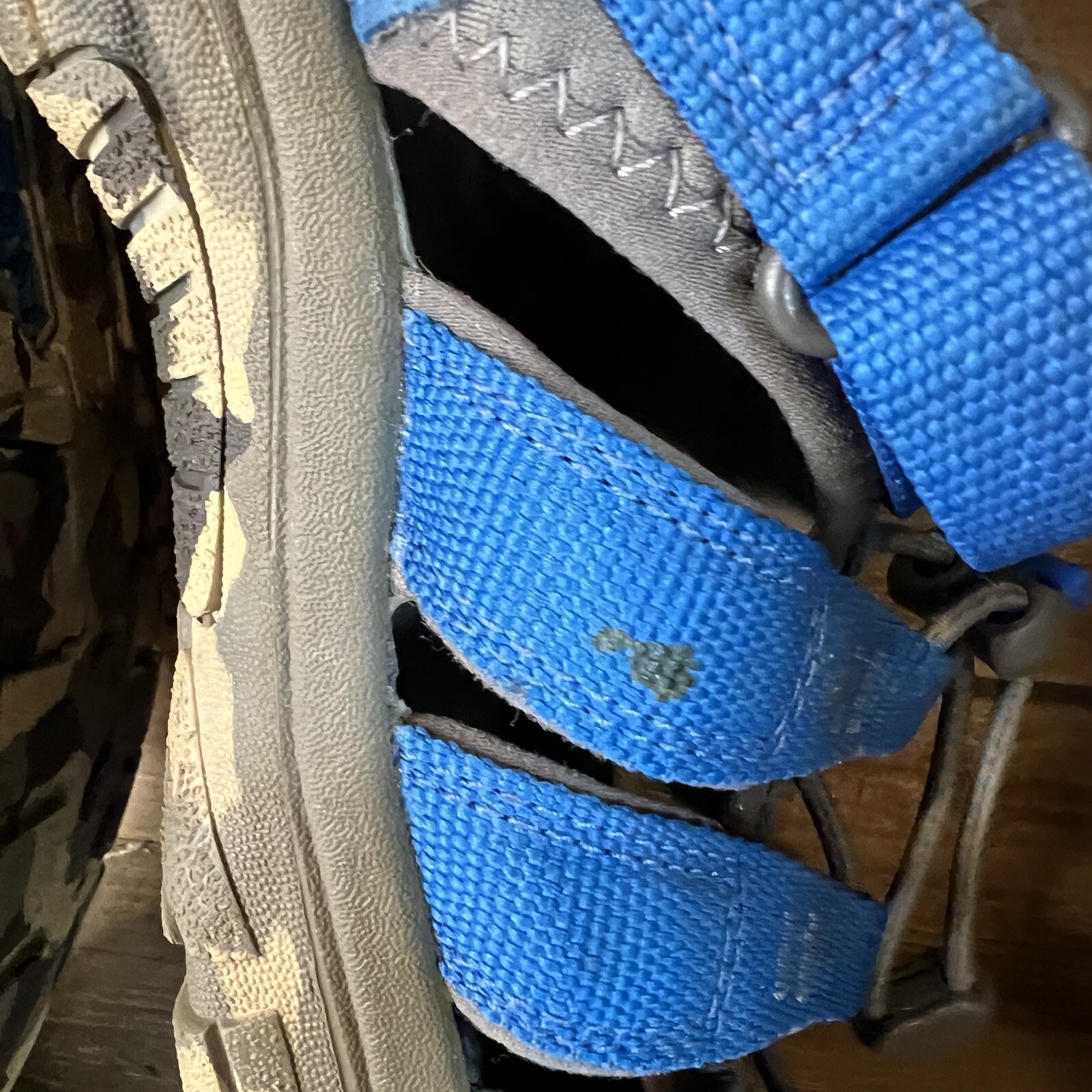 Sandali scarpe mimetiche blu impermeabili Keen Newport H2 per bambini grandi taglia 7 anni