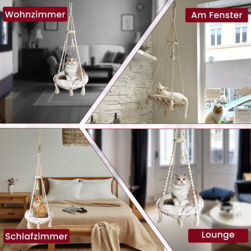 Parduzi Katzenschaukel I Katzenhängematte I Katzenbett I Gamack - Bild 4 von 6
