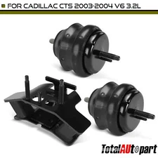 3x Engine Motor & Transmission Mount for Cadillac CTS 2003-2004 3.2L Auto Manual