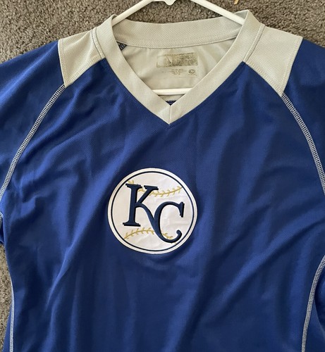 MAGLIA PULLOVER ORIGINALE MLB KANSAS CITY ROYALS POLO POLY’ TAGLIA XL - spedizione gratuita - Foto 2 di 3