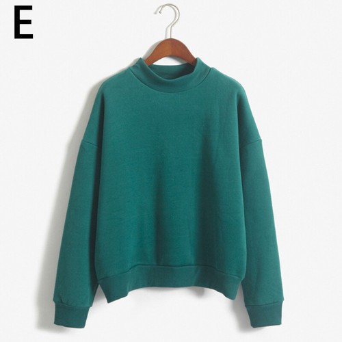 Womens Top Hoodies Casual Loose Sweatshirt Blouse Long Sleeve O Neck T Shirt - Picture 45 of 66