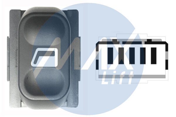 Interruptor Elevalunas para Citroen Berlingo Peugeot 2002 2008 Delantero Derecho