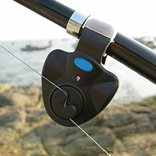 1-4 Pack Fish Bite Alarm Bells LED Light Sound Alert Sea Fishing Bell Clip Rod - Picture 4 of 13