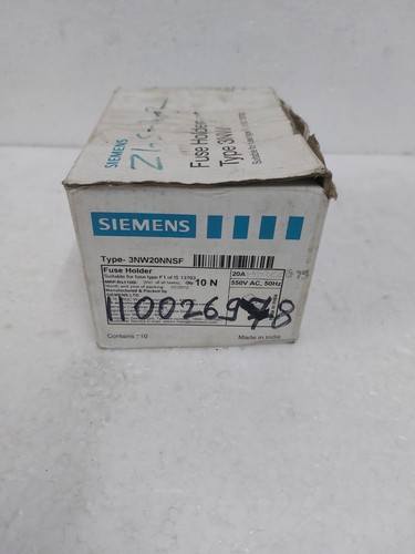 SIEMENS 3NW20 20A FUSE 1 BOX=10 PCS - Bild 2 von 23