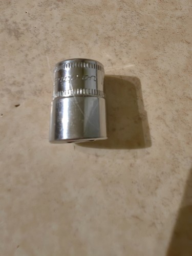 SNAP-ON TOOLS TMM12 12mm SHALLOW CHROME SOCKET 1/4" DRIVE 6 POINT - Picture 2 of 4
