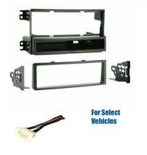 Single Din Car Stereo Radio Install Dash Trim Kit Wire for 2007-2008 Kia Optima