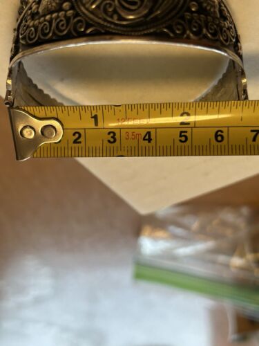 braccialetto vittoriano con cerniera in argento sterling - Foto 6 di 6