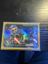 2024 Topps Update Series Ryne Stanek Mets Mariners #US121 Gold Foil