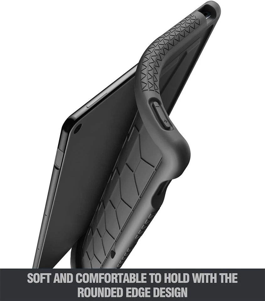 For Google Pixel Slate 12.3 Inch Tablet Case Kids Friendly Silicone Cover Black - Image 4 of 4