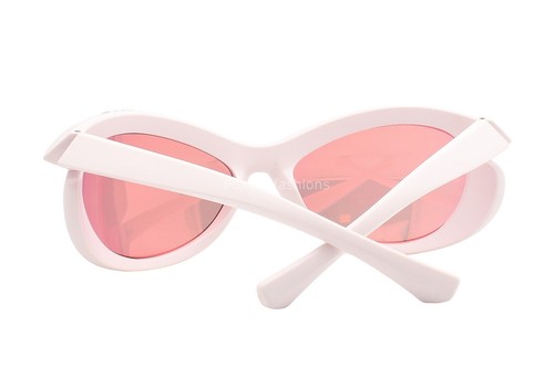 Burberry Sunglasses B 4428-U 4108/E4 Matte Rubberized Baby Pink Mirrored w/case - Picture 4 of 10