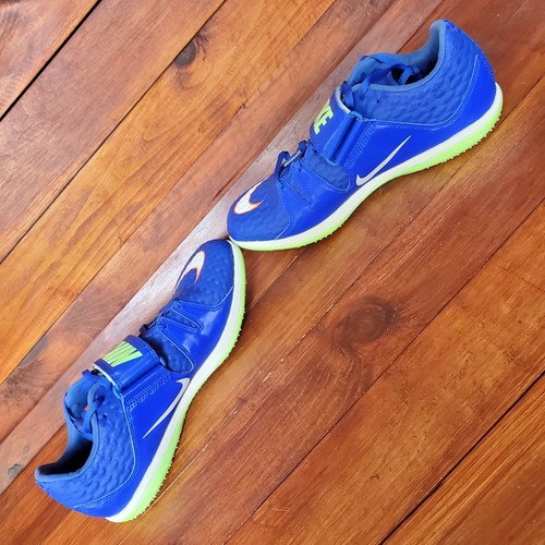 Nike High Jump Elite Track & Field Jumping Spikes Men 9 Blue No Spikes - Picture 5 of 7