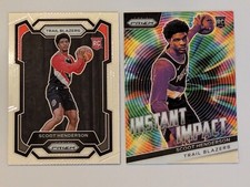 2023-24 Prizm Basketball Scoot Henderson Instant Impact + Base RC #9 #14 Blazers
