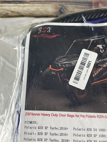 Heavy duty door bags for Polaris RZR driver passenger bags Atv - Picture 4 of 10