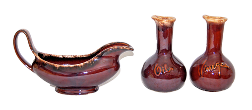 Hull Pottery Brown Drip Glaze Assorted Items   Lot of 11 Pieces  Vintage   M5143 - Picture 9 of 23