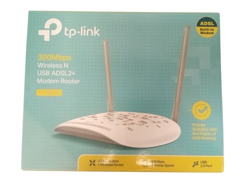 TP-Link TD-W8968 Wireless N USB ADSL2+ Modem Router 300Mbps  - Picture 1 of 14