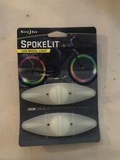 Nite Ize Spokelit Wheel Light Disc-O Multi-Color Bicycle Safety Light (2-Pack)
