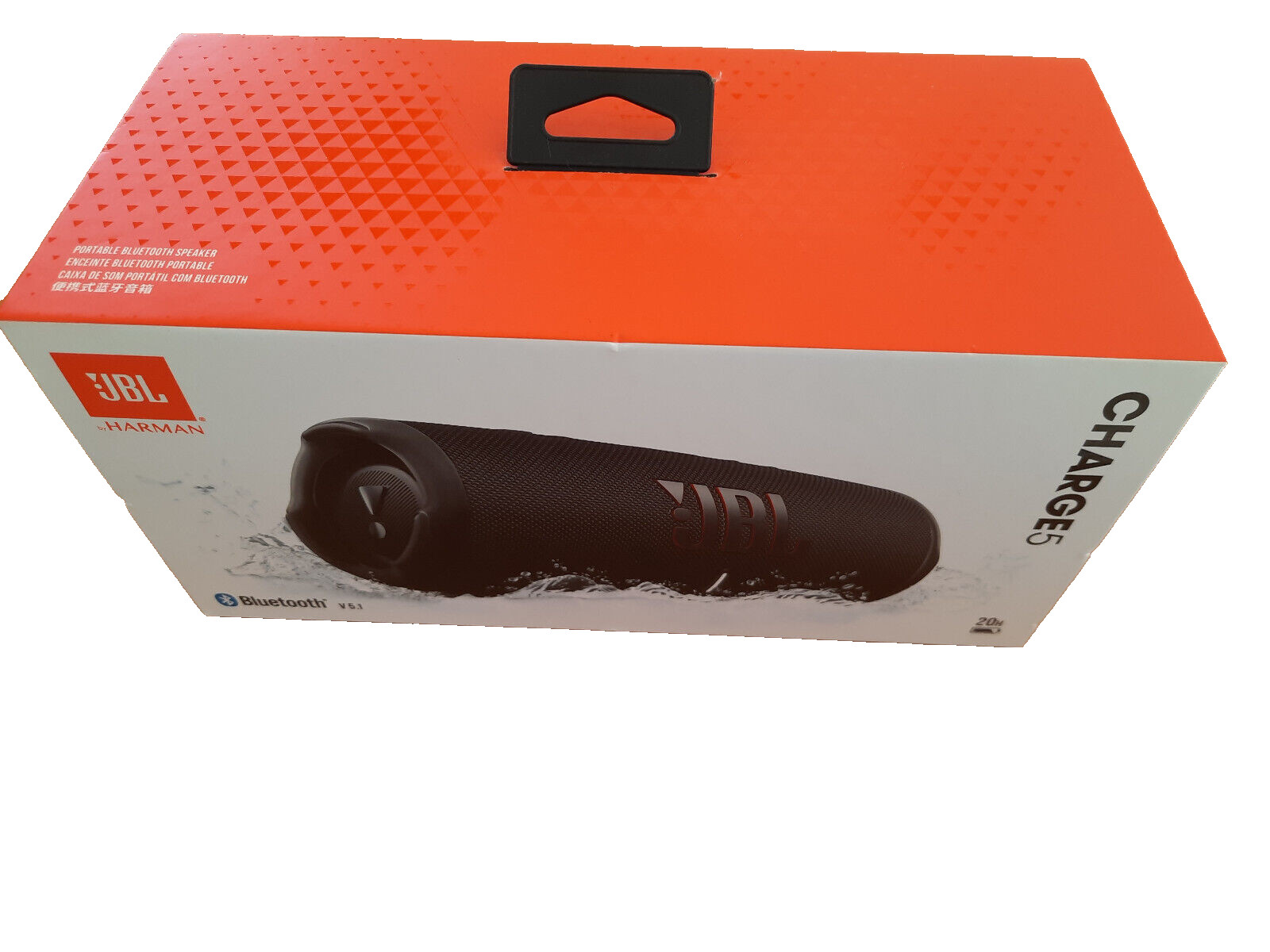 Thumbnail - Jbl Charge 5 Bluetooth Lautsprecher - Schwarz Wasserfest Powerbank Neu