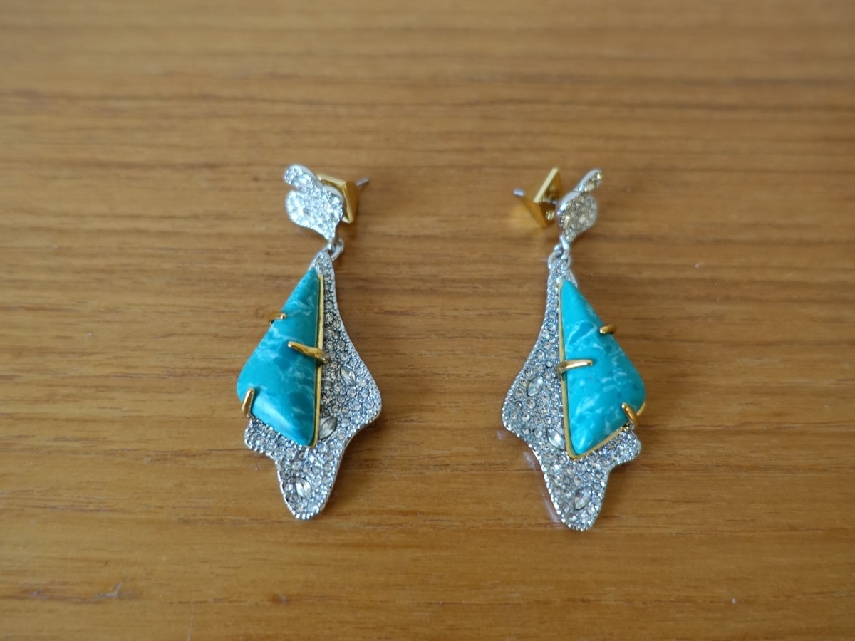 Alexis bittar crystal drop earrings deals
