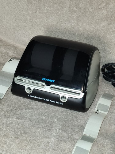 Dymo Label Writer 450 Twin Turbo 1750160 w/ AC Adapter TESTED WORKS GREAT! - Picture 2 of 10