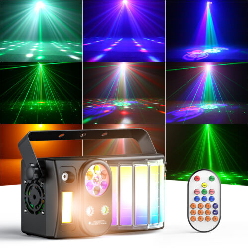5in1 RGB Laser Beam Projektor Lichteffekt Party DMX Strobe Halloween Bar Disco - Bild 4 von 11