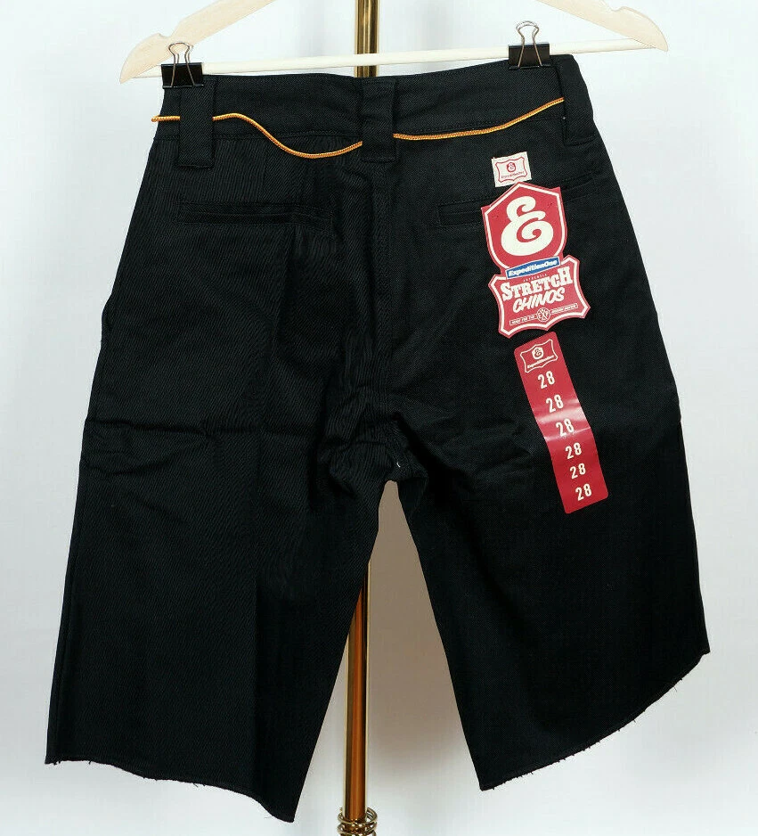 Expedition one Skateboards Chinos Shorts Pants Trousers Drifter black Stretch 28 - image 2 of 4