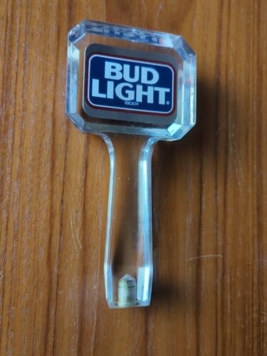 Bud Light Beer Lucite/Acrylic Tap Handle Budweiser Beer 7 Inches - 第 2/5 張圖片