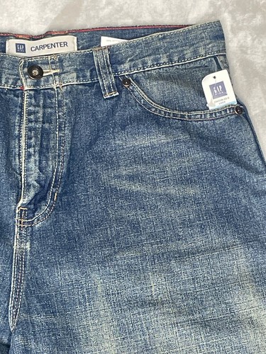 Gap Carpenter Jeans Boys Size 13 XL TG Husky Adjustable Waist Straight Leg Denim - Picture 5 of 24