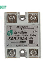 1PC New Scnulber SSR-60AA SSR60AA Solid State Relay 60A Free Shipping