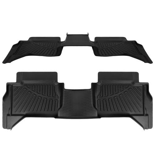 All Weather Floor Mats Liners TPE Rubber For 2024+ Toyota Tacoma Cab Anti-Slip - Bild 13 von 17