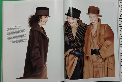 Harper's Bazaar Italy Magazine September 1987 Settembre Collezioni High Moda 9 - Photo 5 sur 6