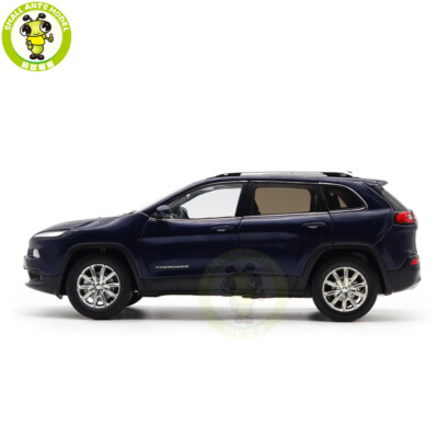 1/18 Jeep Cherokee 2019 Blue Diecast Model Toy Car Gifts For