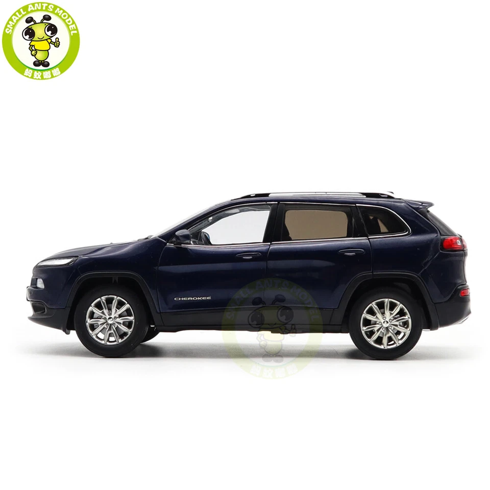 1/18 Jeep Cherokee 2019 Blue Diecast Model Toy Car Gifts For Friends - Image 2 of 4