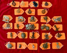 LOT 2: BRITISH CAVALRY REGIMENTAL HAT & COLLAR BADGES, VICTORIAN & WWI