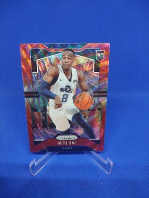 Miye Oni 2019 Prizm Ruby Red Wave Rookie #300 Utah Jazz RC
