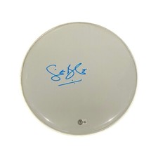 Ginger Baker Signed Autograph 14" Drumhead Cream Blind Faith Drummer Beckett COA