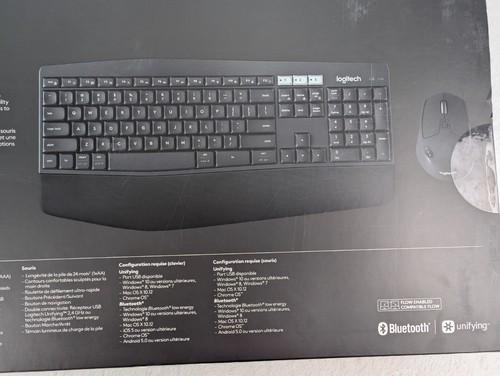 Logitech MK850 Performance Keyboard and Mouse Black NEW NIB - Picture 6 of 10