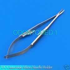 T/C Castroviejo Needle Holder 8" Curved Surgical Dental Instruments
