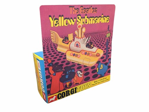 Brand New Corgi 803 Beatles Yellow Submarine Repro EMPTY Box - Picture 2 of 3