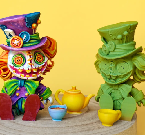 Articulado El Sombrerero Loco, Flexi Regalo Halloween, Impreso en 3D - Imagen 8 de 44