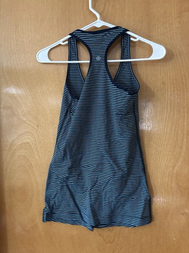 Marineblau gestreift Damen Lululemon Tank Top Ungröße Brustumfang 24" - Bild 2 von 2